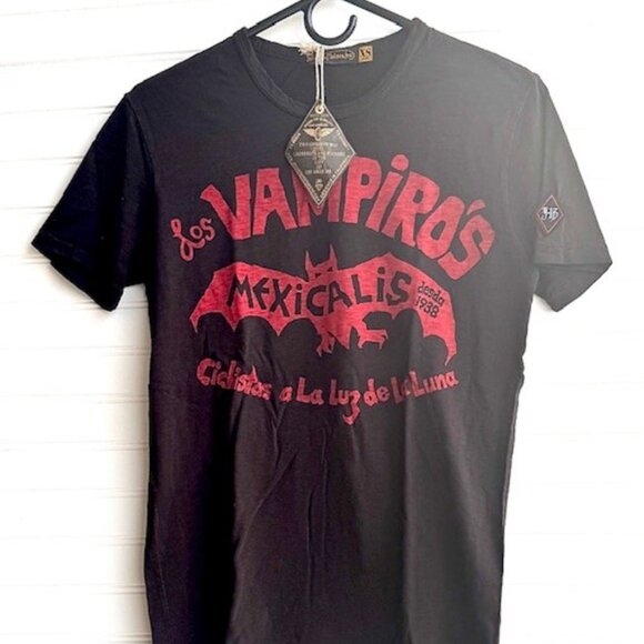 Johnson Motors Los Vampiros Mexicalis Short Sleeve X-SMALL New With Tags - Picture 4 of 4